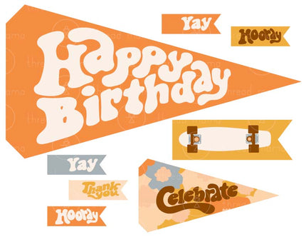 Skater Party Printables (3 Color Options)