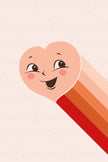Rainbow Heart (Printable Poster Collection)