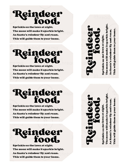 Christmas Gift Basket Tags