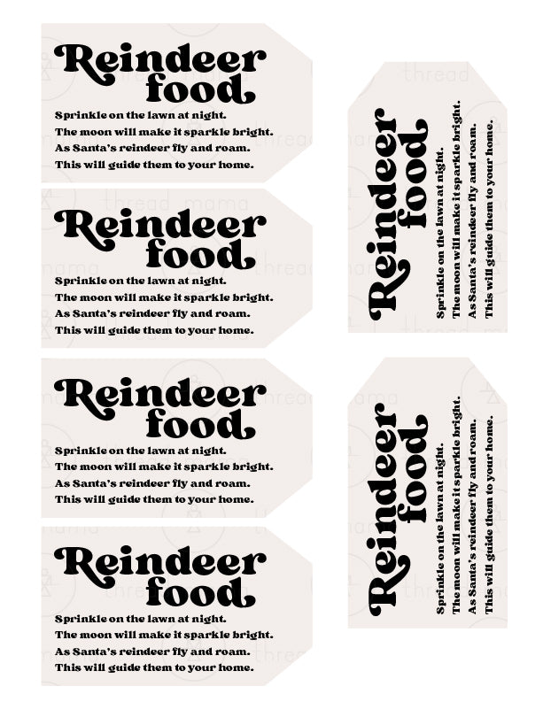 Christmas Gift Basket Tags