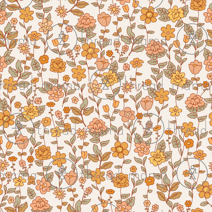 Repeating Pattern 030523_F (Seamless) - White Background