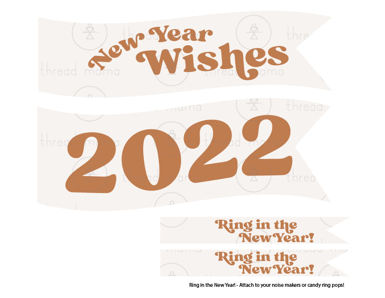 UPDATED!! New Year's Eve Tags and Flags - (Vol.3)