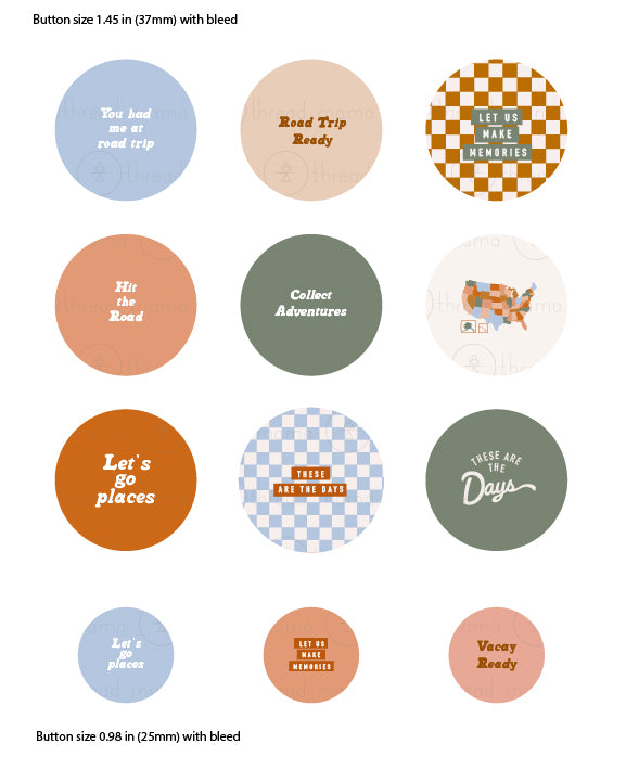 Road Trip - Tags and Flags (Set)