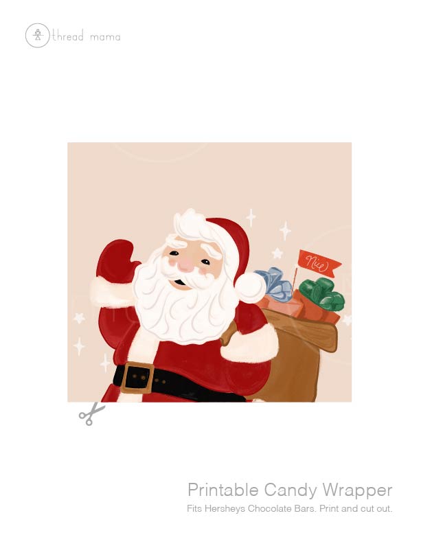 Christmas Candy Wrappers (Both Large and Small)