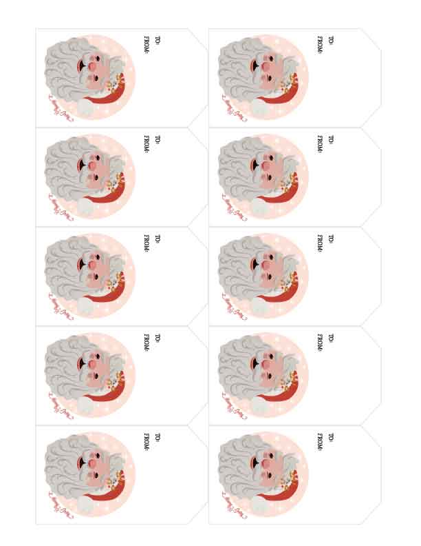 Santa Portrait (Printable Poster)