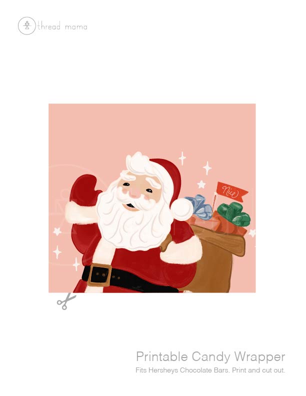 Christmas Candy Wrappers (Both Large and Small)