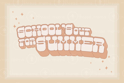 School's Out for Summer (Printable Poster)