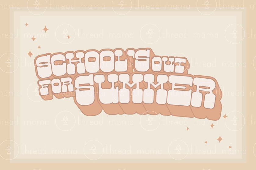 School's Out for Summer (Printable Poster)