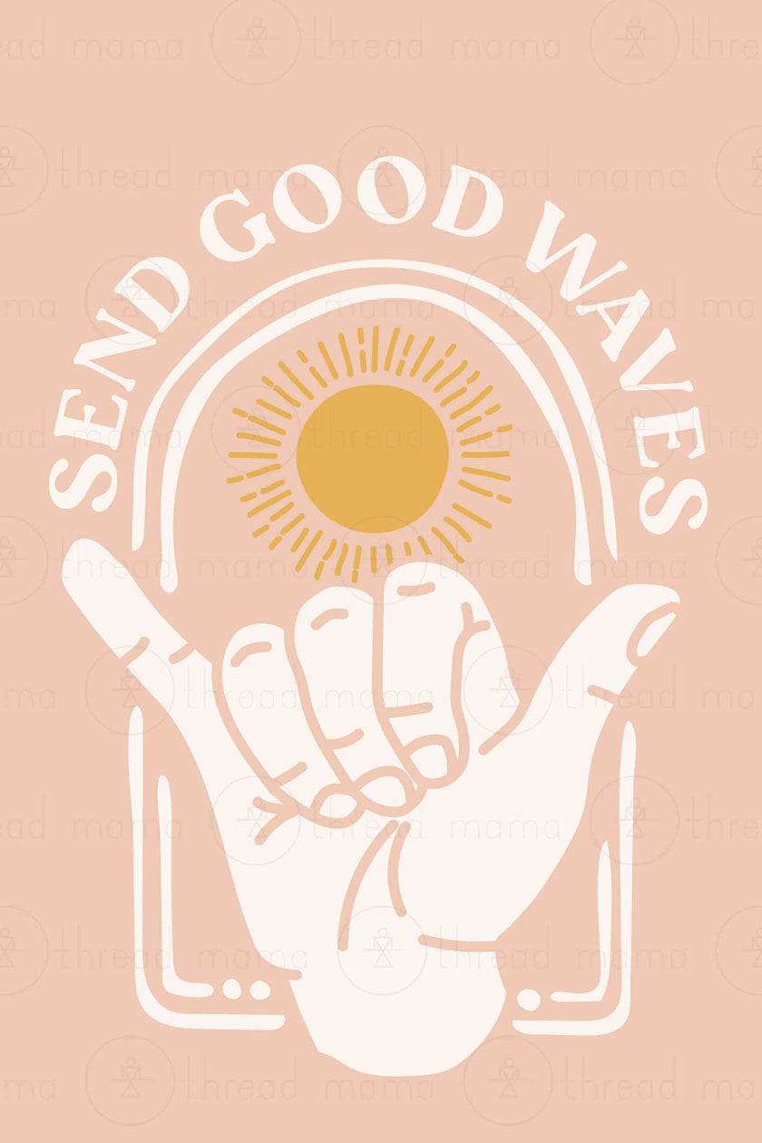 Send Good Waves Collection (Printable Poster)
