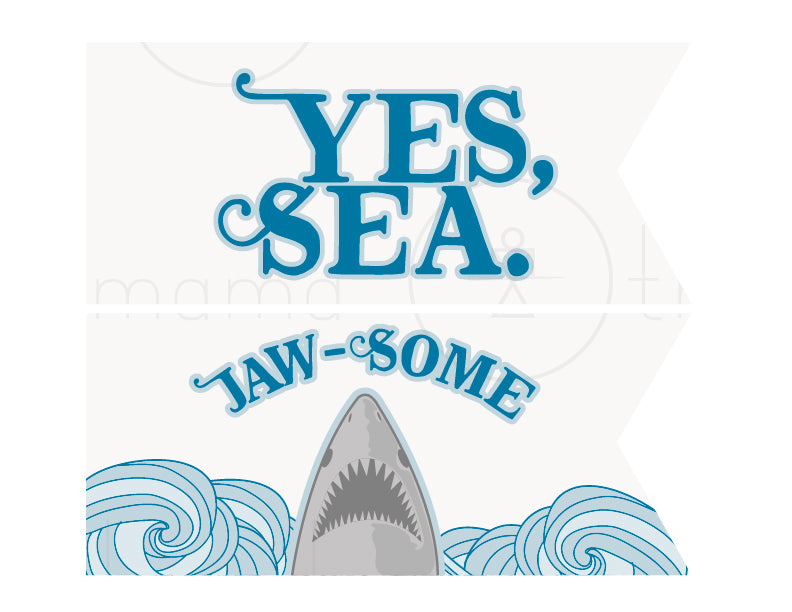 Shark Birthday Party Pack (Printables)