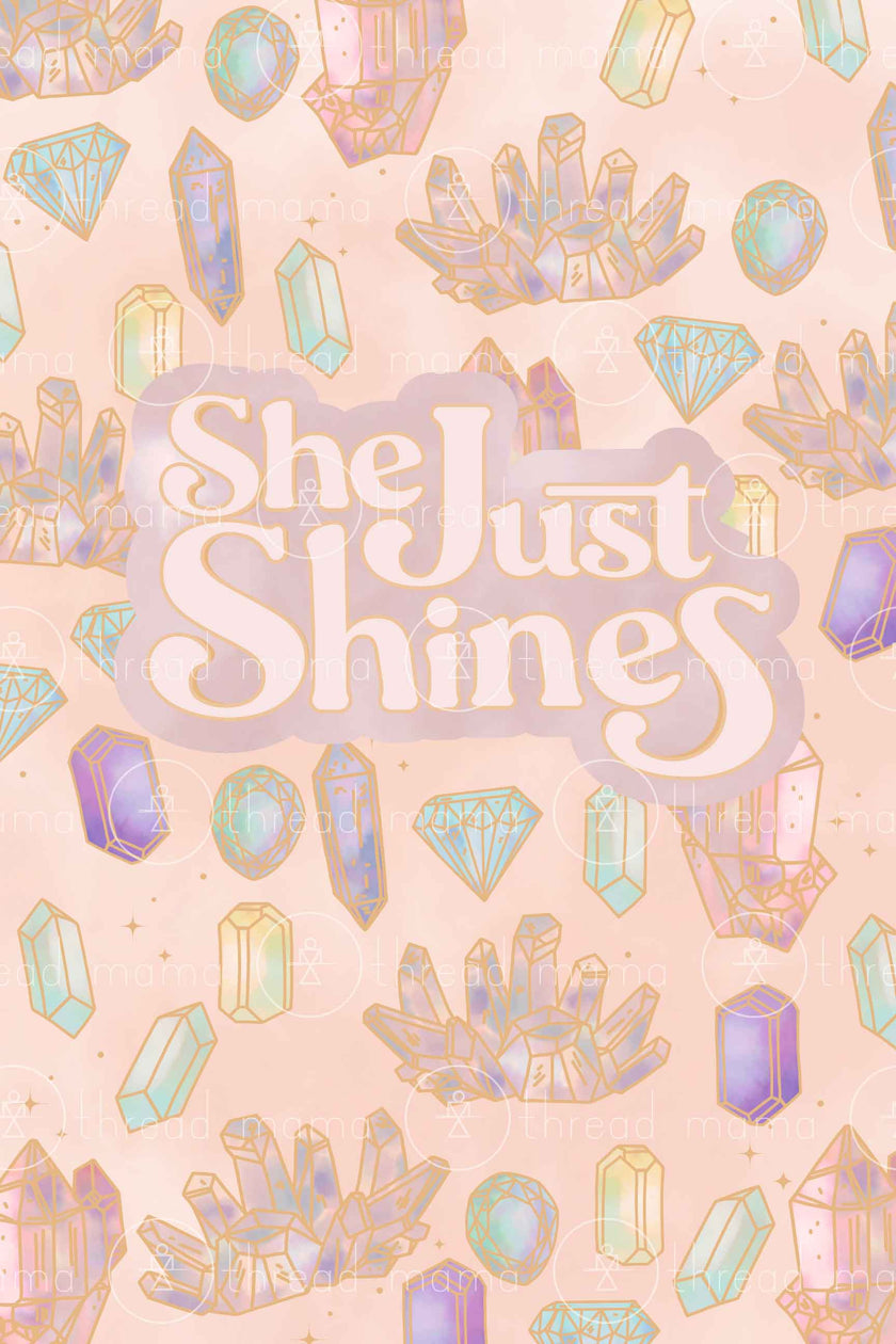 She Just Shines (Printable Poster)