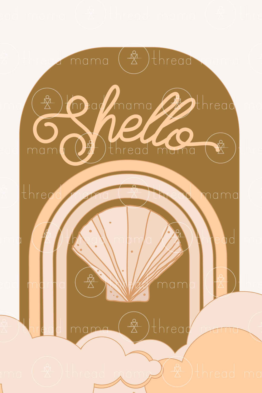 Shello (Printable Poster) 4 color options