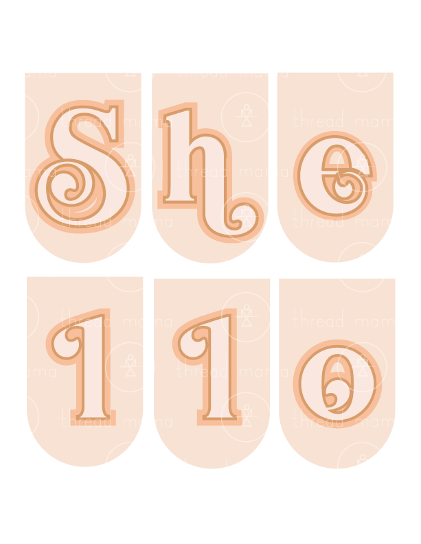 Beach Elements (Printable Pennant/Tags)