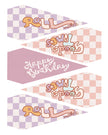 Roller Skate Party Tags and Flags (Vol.3)