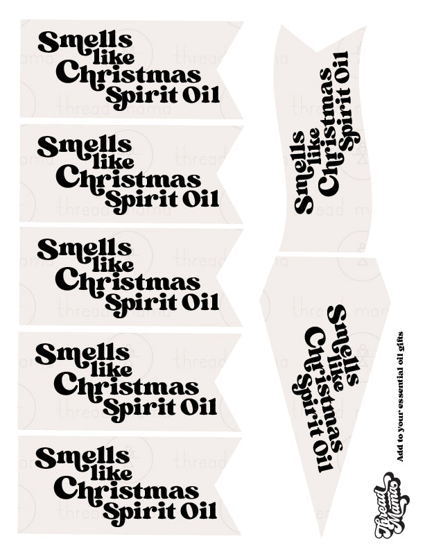 Christmas Gift Basket Tags