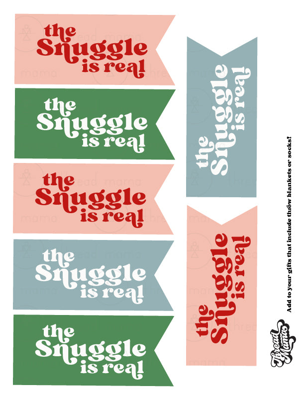 Christmas Gift Basket Tags