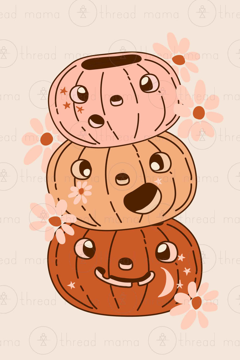 Stacked Pumpkins