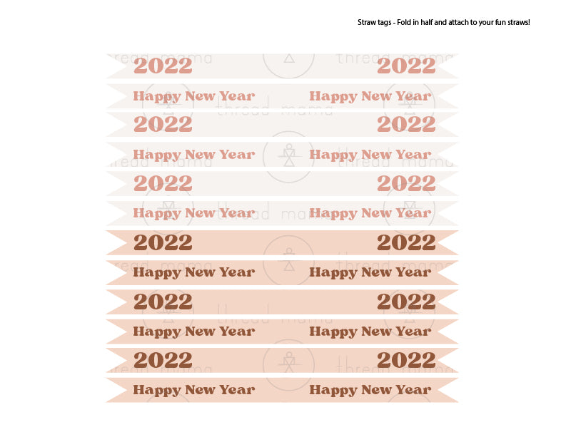 UPDATED!! New Year's Eve Tags and Flags - (Vol.3)