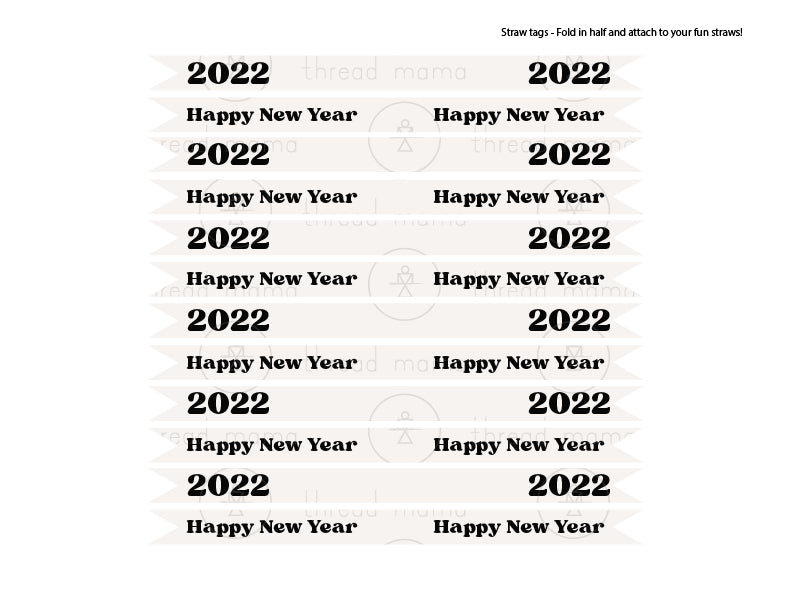 UPDATED!! New Year's Eve Tags and Flags - (Vol.3)