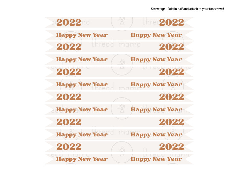 UPDATED!! New Year's Eve Tags and Flags - (Vol.3)