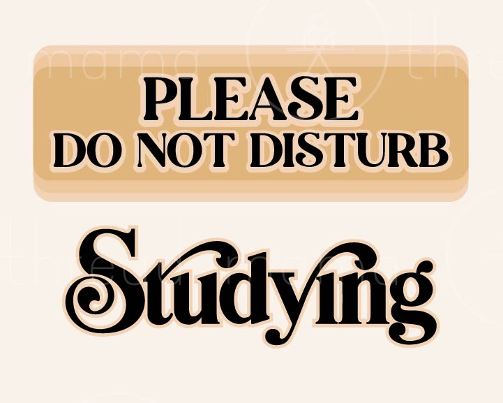 Quiet Time Signs (Printable Poster)