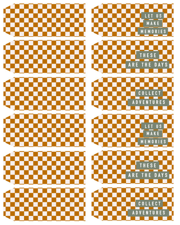 Road Trip - Tags and Flags (Set)