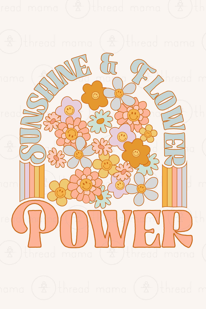 Sunshine Flower Power Collection (Printable Poster)