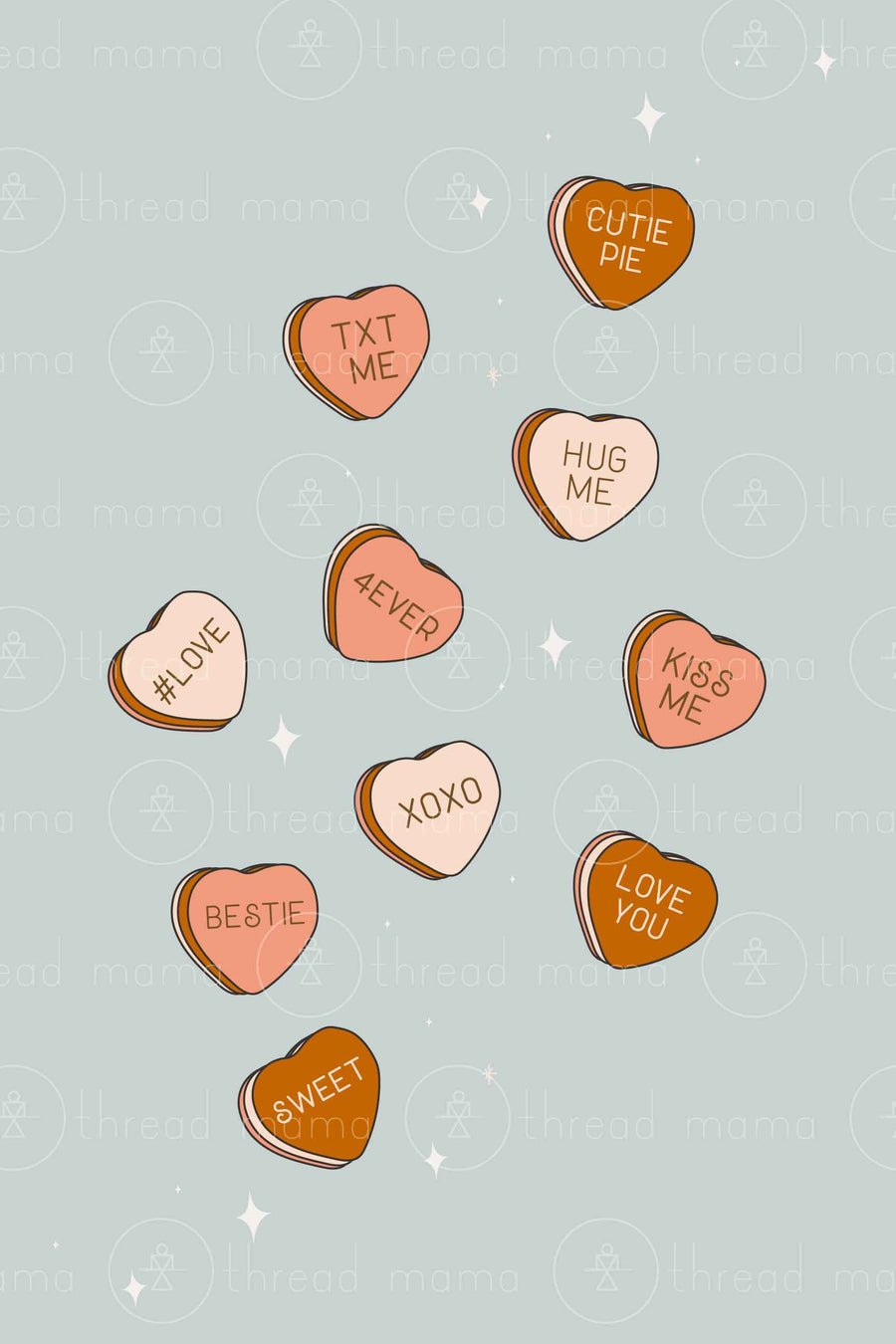 Sweetheart Candies (Printable Poster)