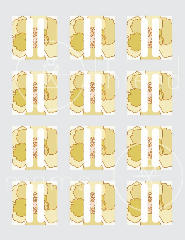 Subject Dividers and Tabs - 16 designs (Printables)