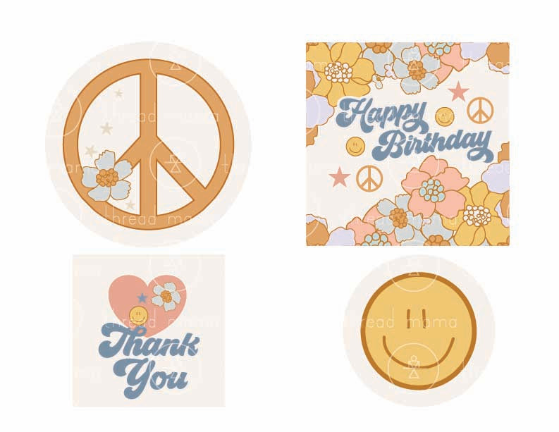 Groovy Birthday Printables