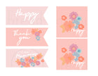 Spring Break / Birthday Party Tags & Flags (Vol.2)
