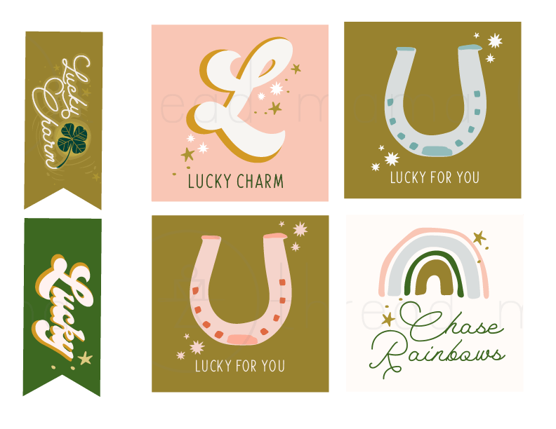 Saint Patrick's Pennants & Tags (Vol. 1)