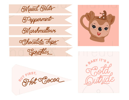 Hot Chocolate Bar Tags
