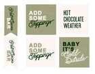 Hot Chocolate Bar Tags