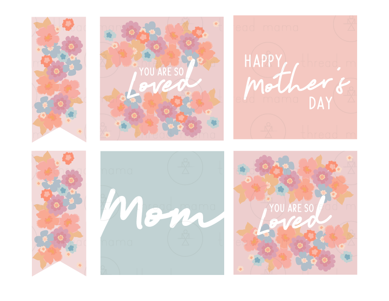 Mother's Day Tags and Flags (Vol.2)