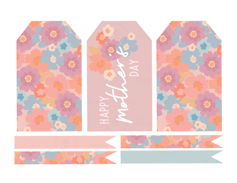 Mother's Day Tags and Flags (Vol.2)