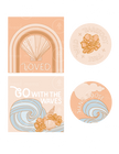 Beach Elements (Printable Pennant/Tags)