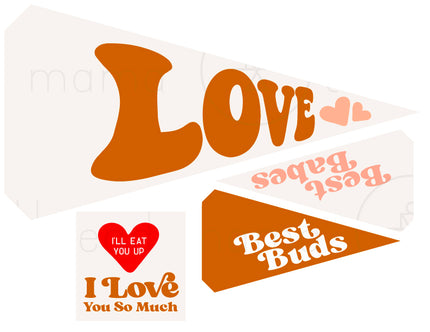 Valentine's Tags / Flags Collection #1