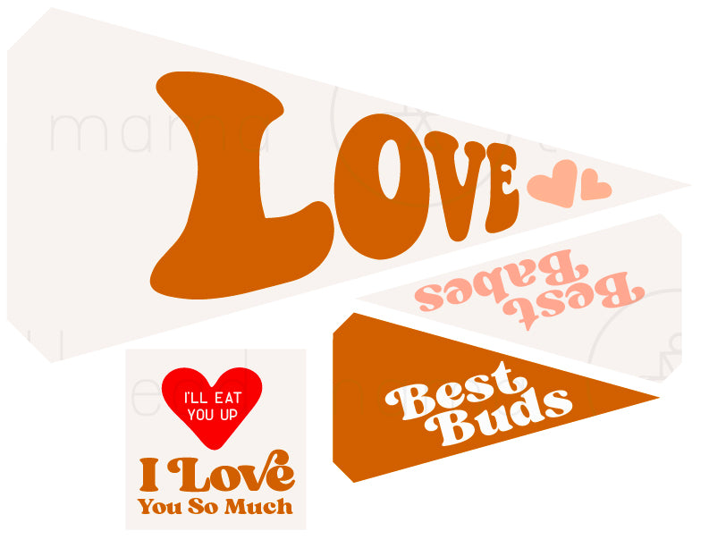 Valentine's Tags / Flags Collection #1