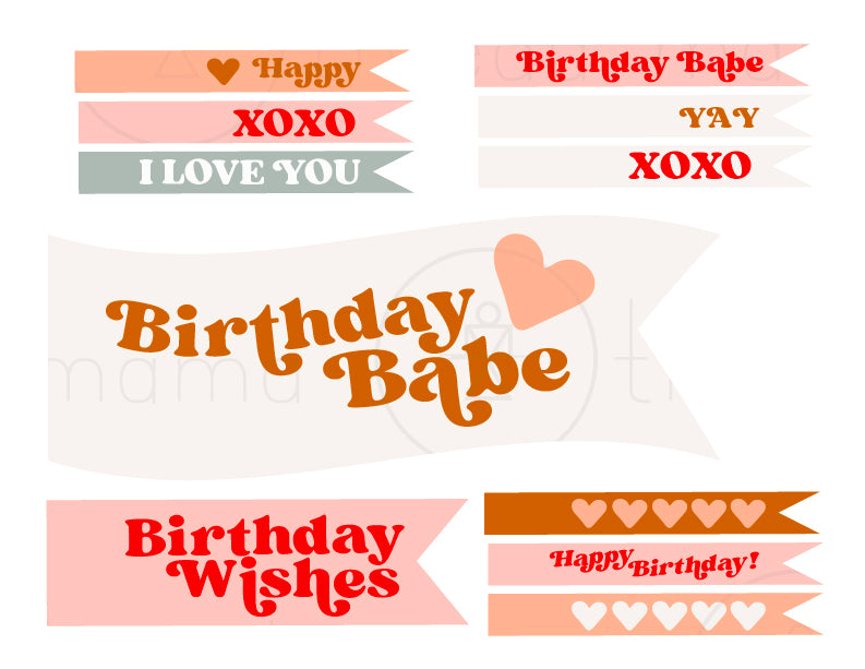 Valentine's Tags / Flags Collection #1