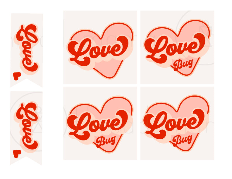 Valentine's Tags / Flags Collection #1