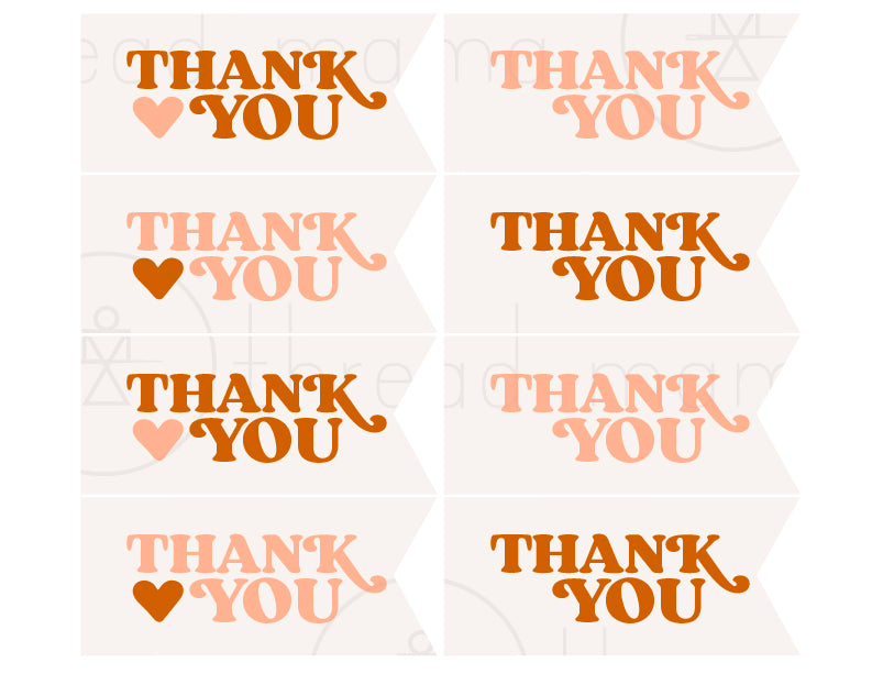 Thank You Tags / Flags