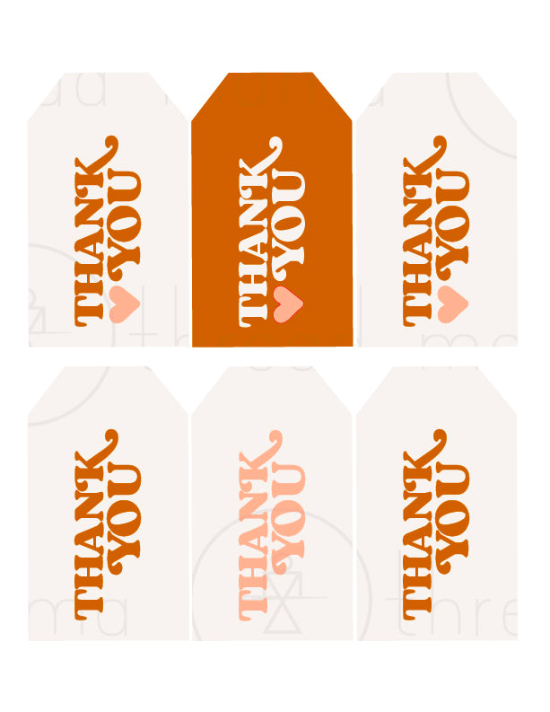Thank You Tags / Flags