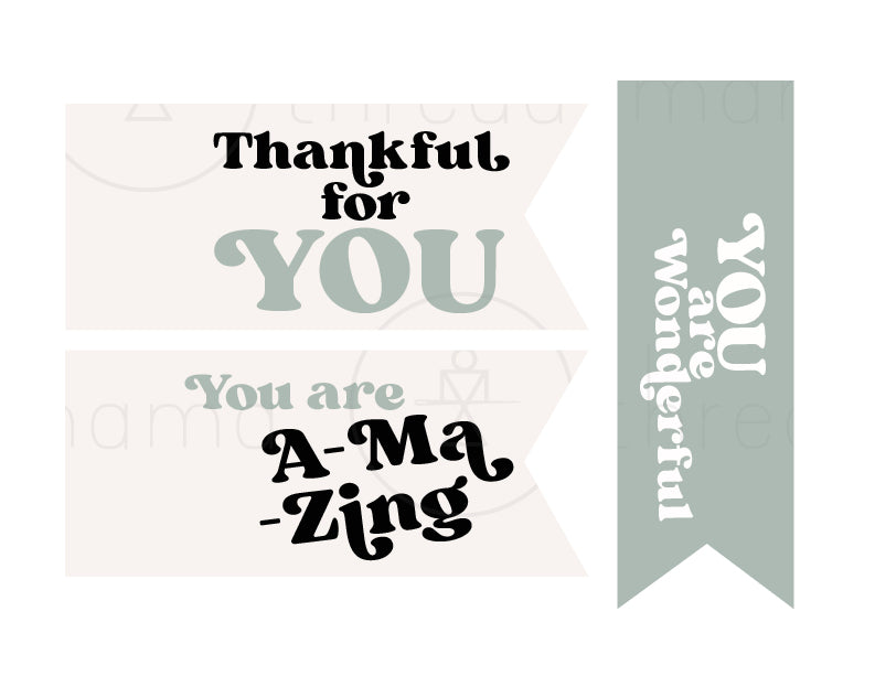 Thank You Tags / Flags