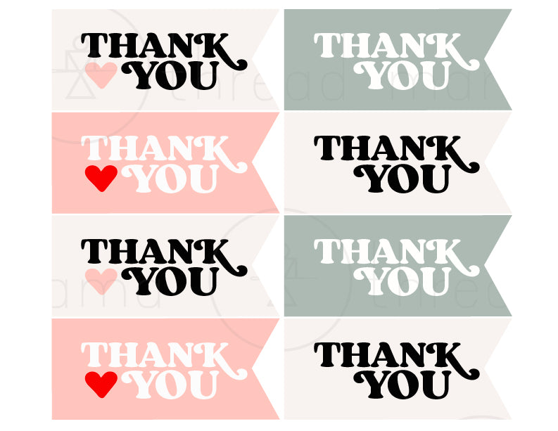 Thank You Tags / Flags