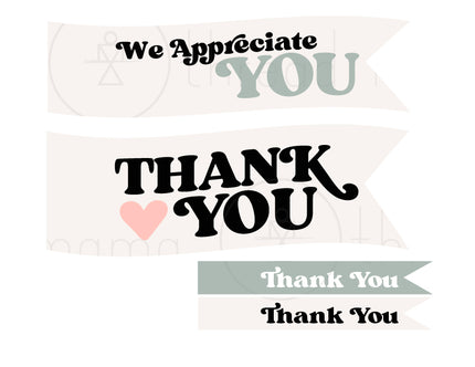 Thank You Tags / Flags