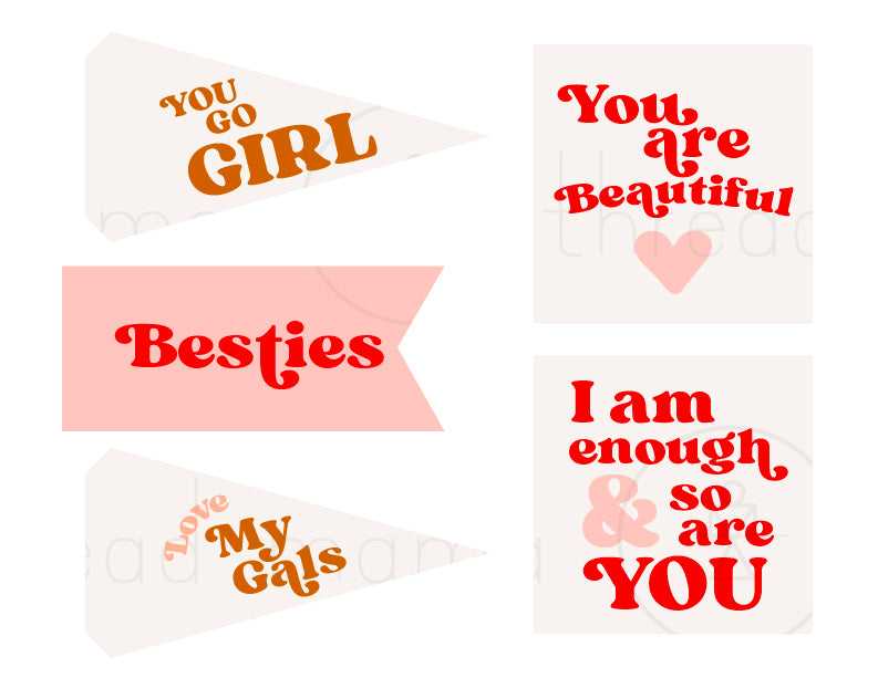 Valentine's Tags / Flags Collection #3