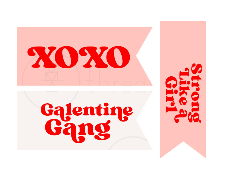 Valentine's Tags / Flags Collection #3