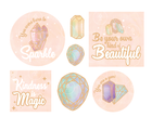 Gems and Sparkles (Printable Pennant/Tags)