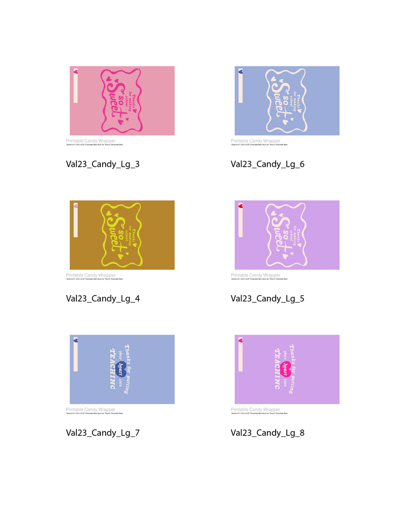 Valentine's Teacher Tags - (Vol.4)